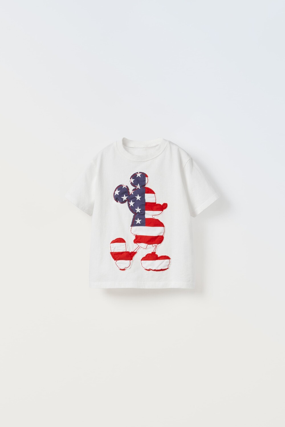 

Микки маус сша футболка disney Zara, белый