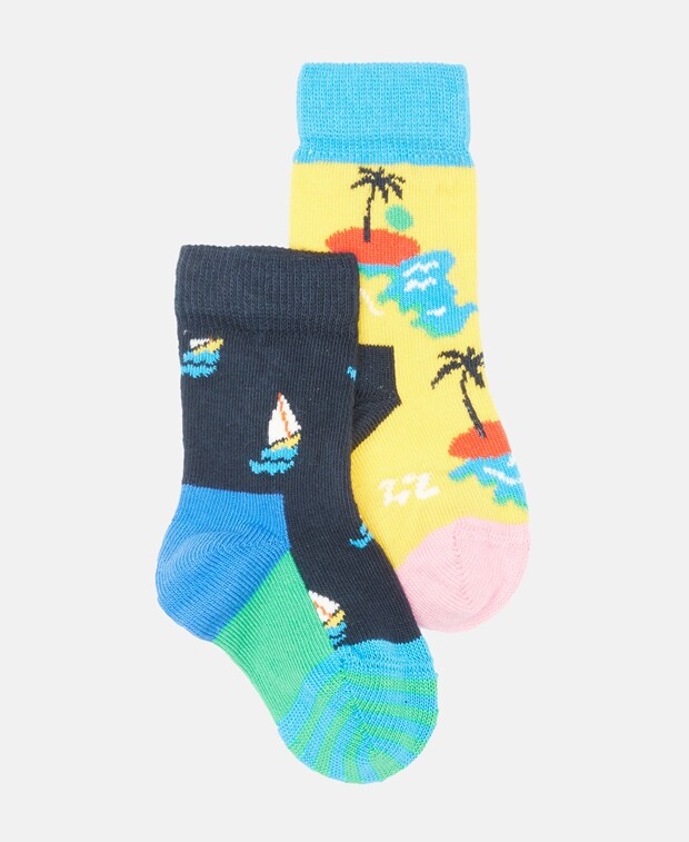 

Носки-кроссовки, 2 шт. Happy Socks, желтый