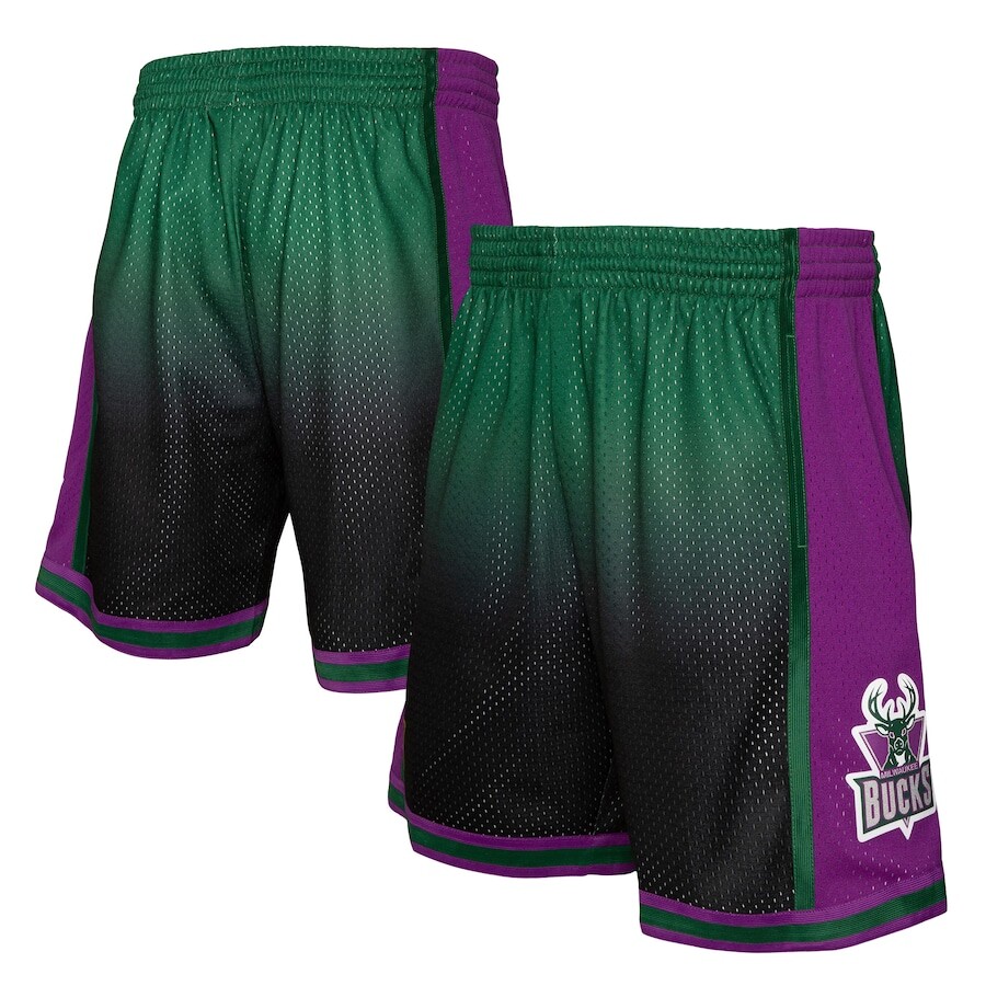 

Шорты Mitchell & Ness Milwaukee Bucks, зеленый