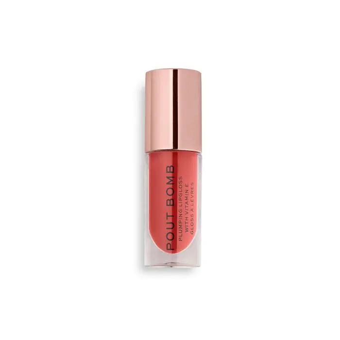 

Блеск для губ pout bomb plumping lipgloss Revolution, цвет peachy