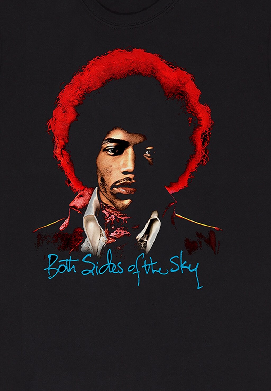 

Футболка с принтом JIMI HENDRIX BOTH SIDES OF THE SKY Henry Tiger, черный