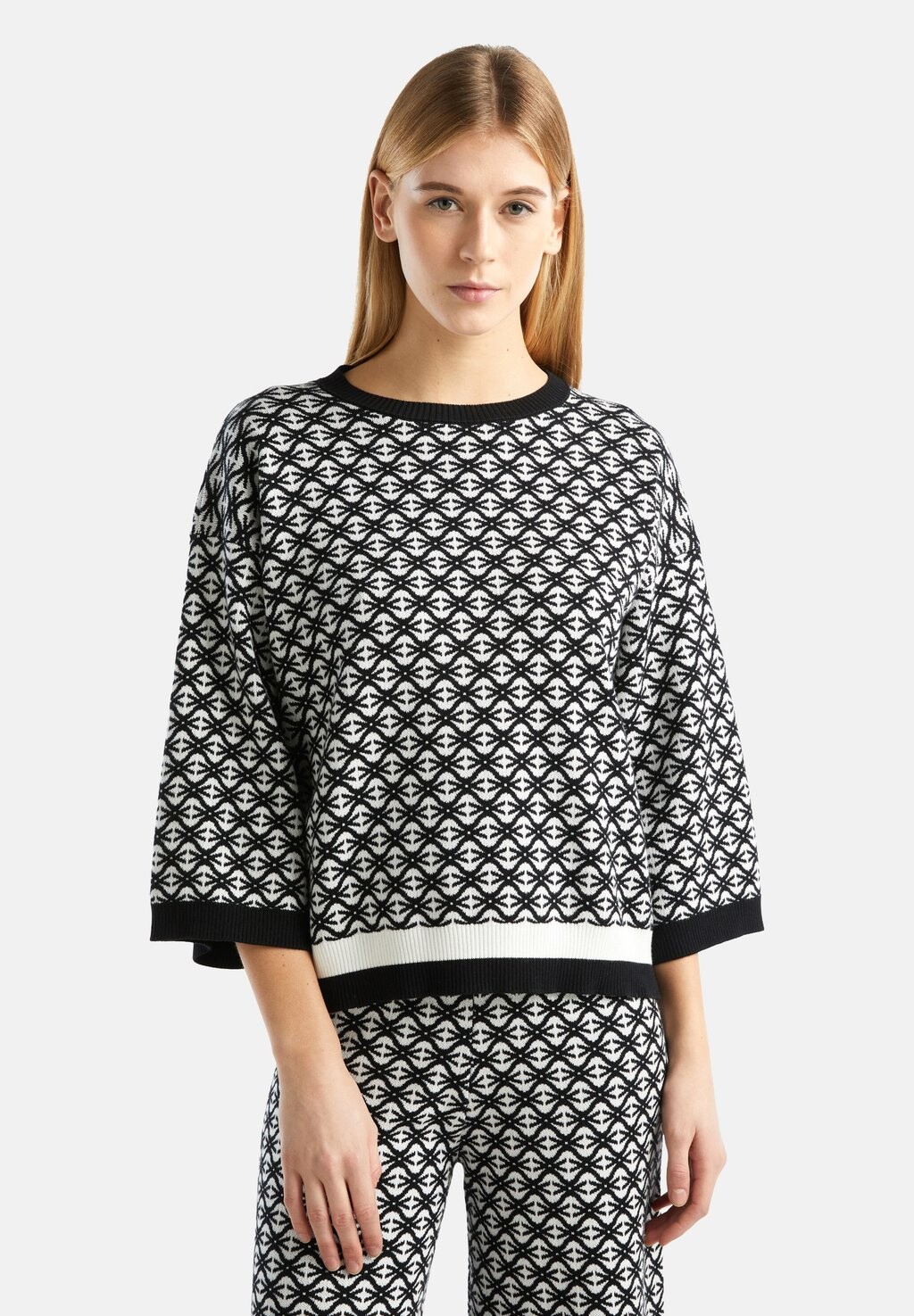 

Толстовка MONOGRAM United Colors of Benetton, цвет multicolor
