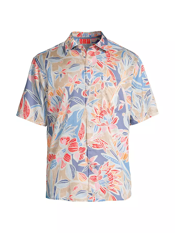 

Рубашка Tortola Paloma Blooms Tommy Bahama, синий