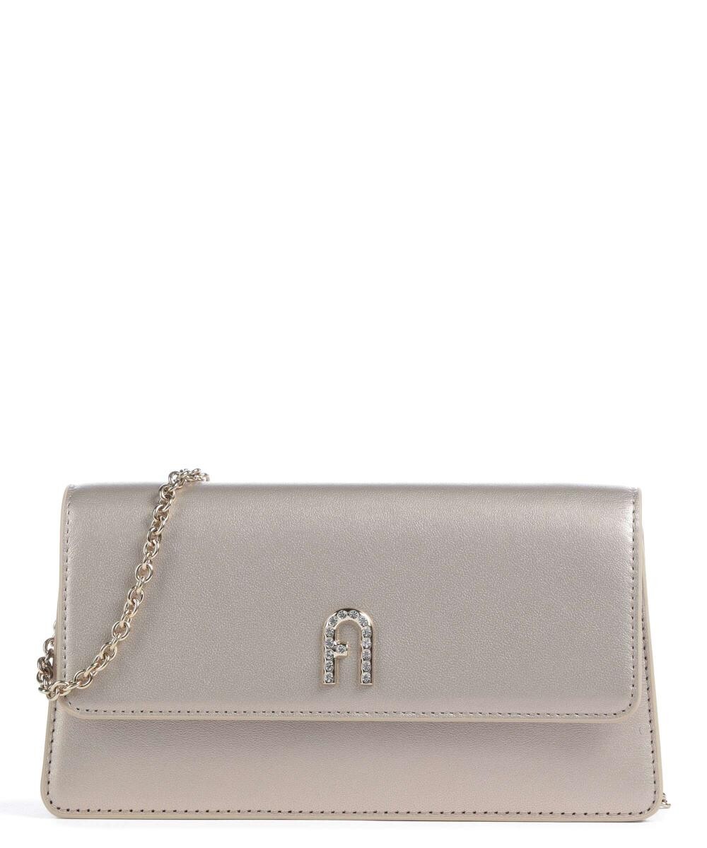 

Сумка через плечо Diamante Mini из мелкозернистой кожи Furla, желтый