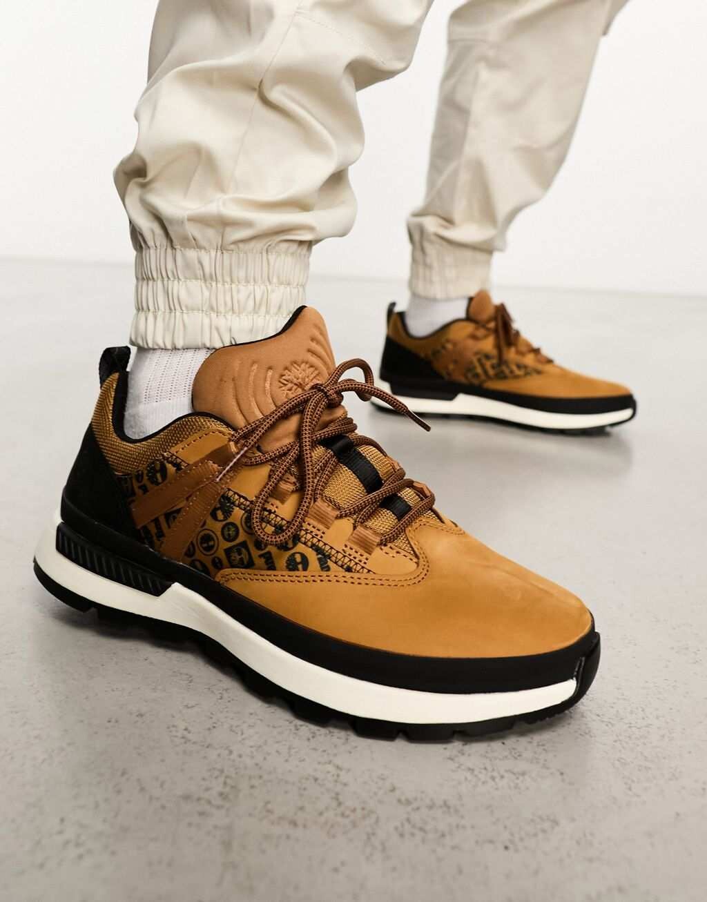 

Низкие кроссовки Timberland Euro Trekker из кожи пшеничного нубука