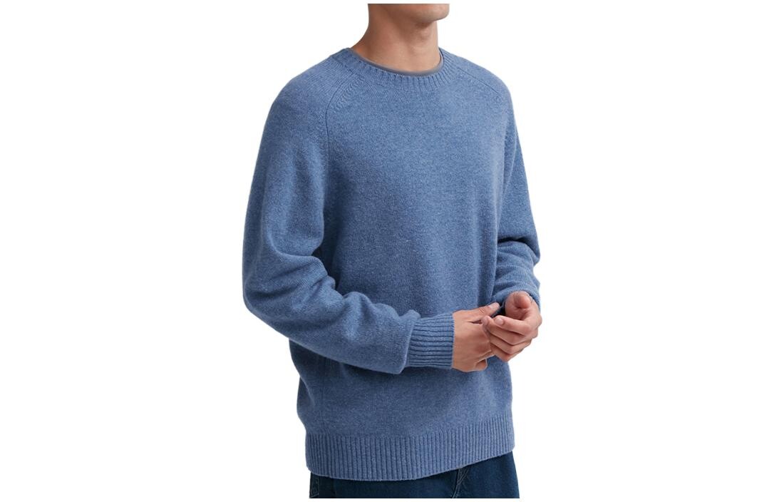 

Свитер унисекс небесно-голубой Uniqlo, голубой
