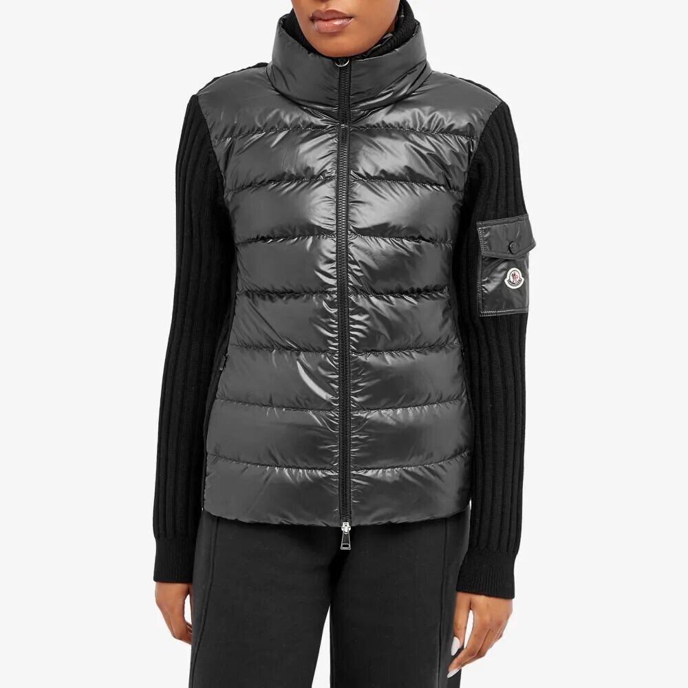 

Moncler Кардиган с высоким воротником и мягкой подкладкой, черный