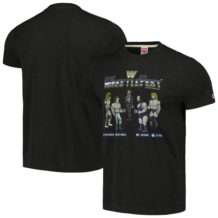 

Футболка с коротким рукавом Homage Wwe Merchandise, угольный