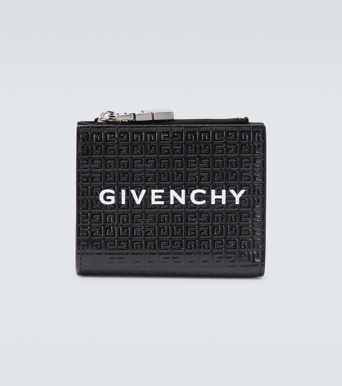 

Кожаный кошелек с тисненым логотипом Givenchy, черный