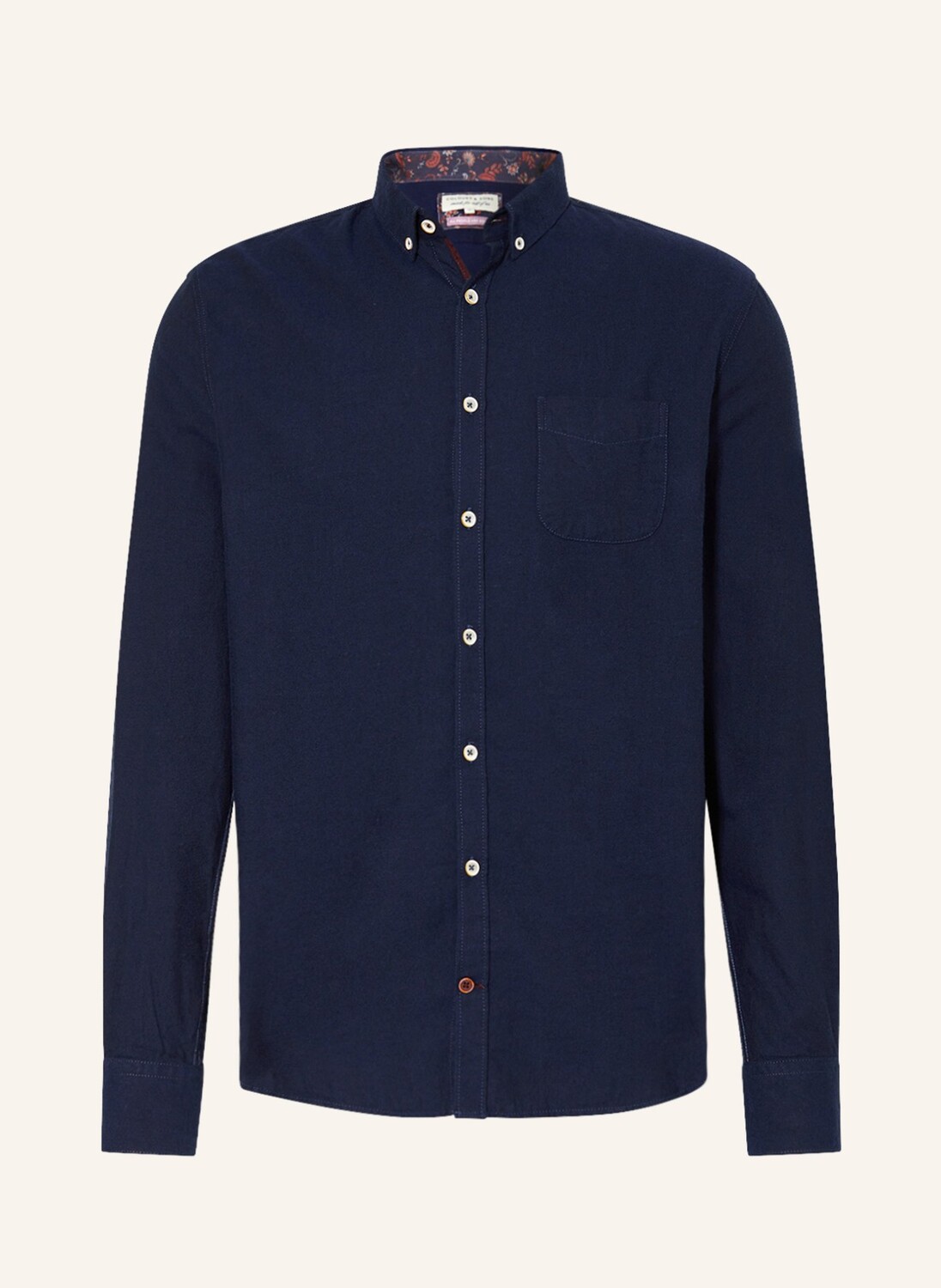 

Рубашка COLOURS & SONS Modern Fit, темно-синий