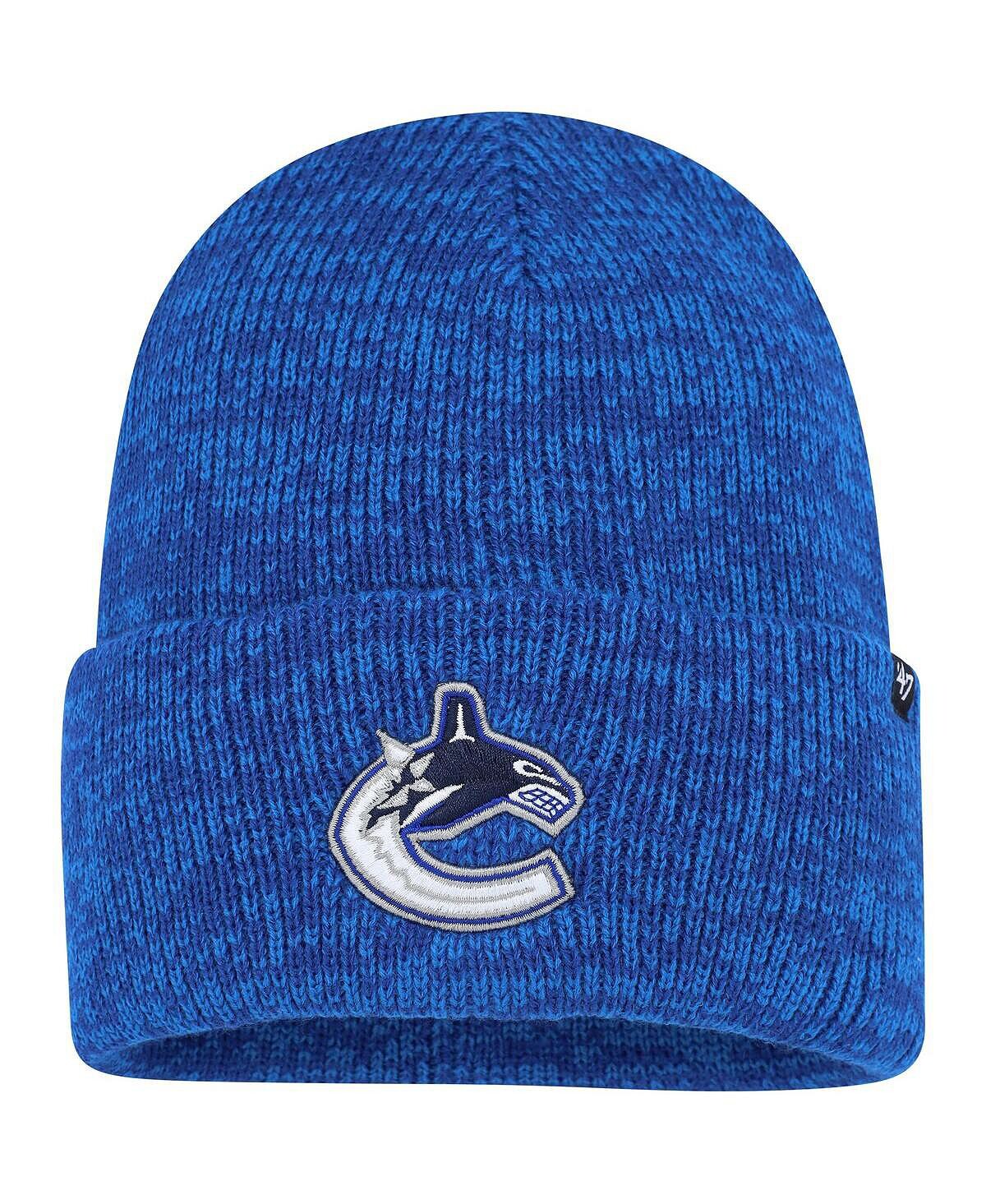 

Мужская синяя вязаная шапка с манжетами Vancouver Canucks Brain Freeze '47 Brand