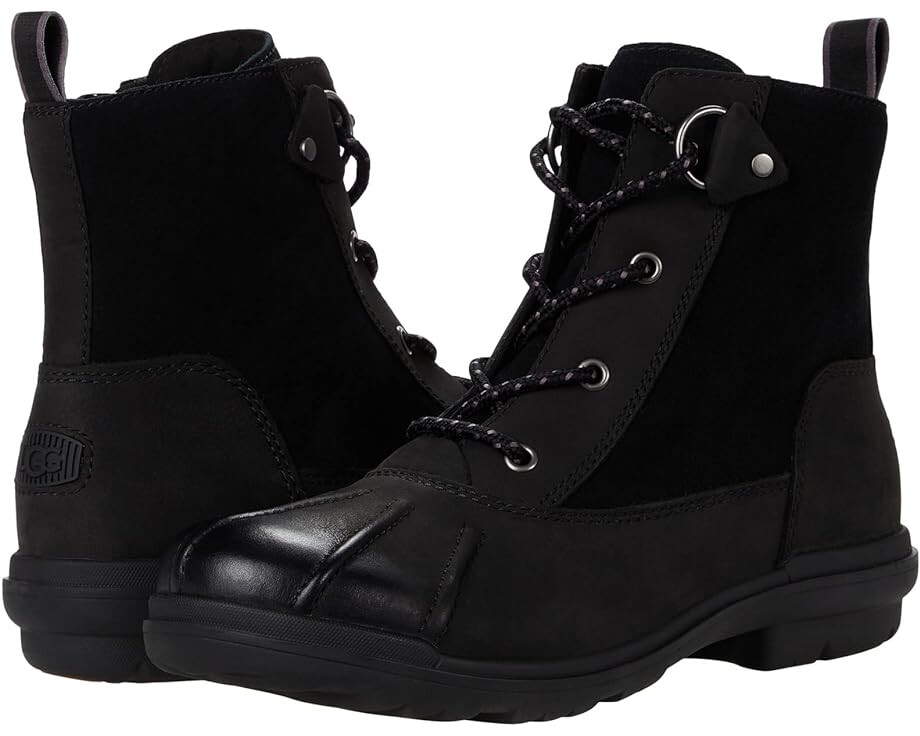 

Ботинки UGG Hapsburg Duck, черная кожа