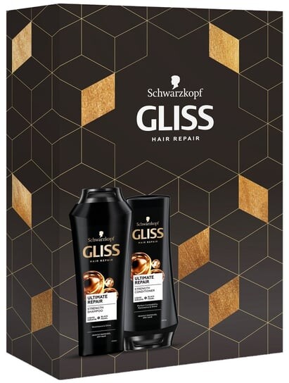 

Шампунь для волос 250мл + кондиционер для волос 200мл Gliss, Ultimate Repair set