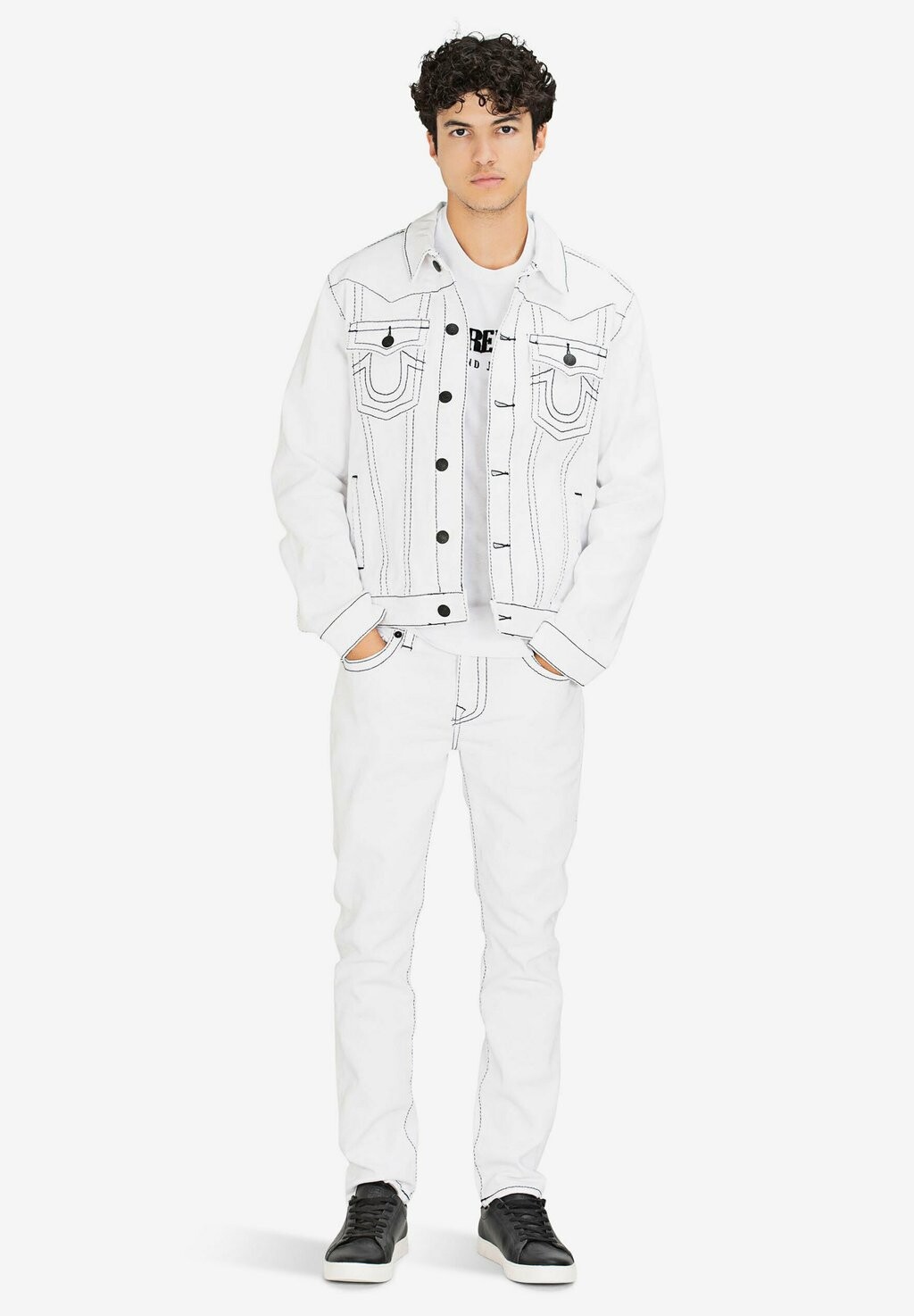 

Джинсовая куртка JIMMY BIG T True Religion, белый