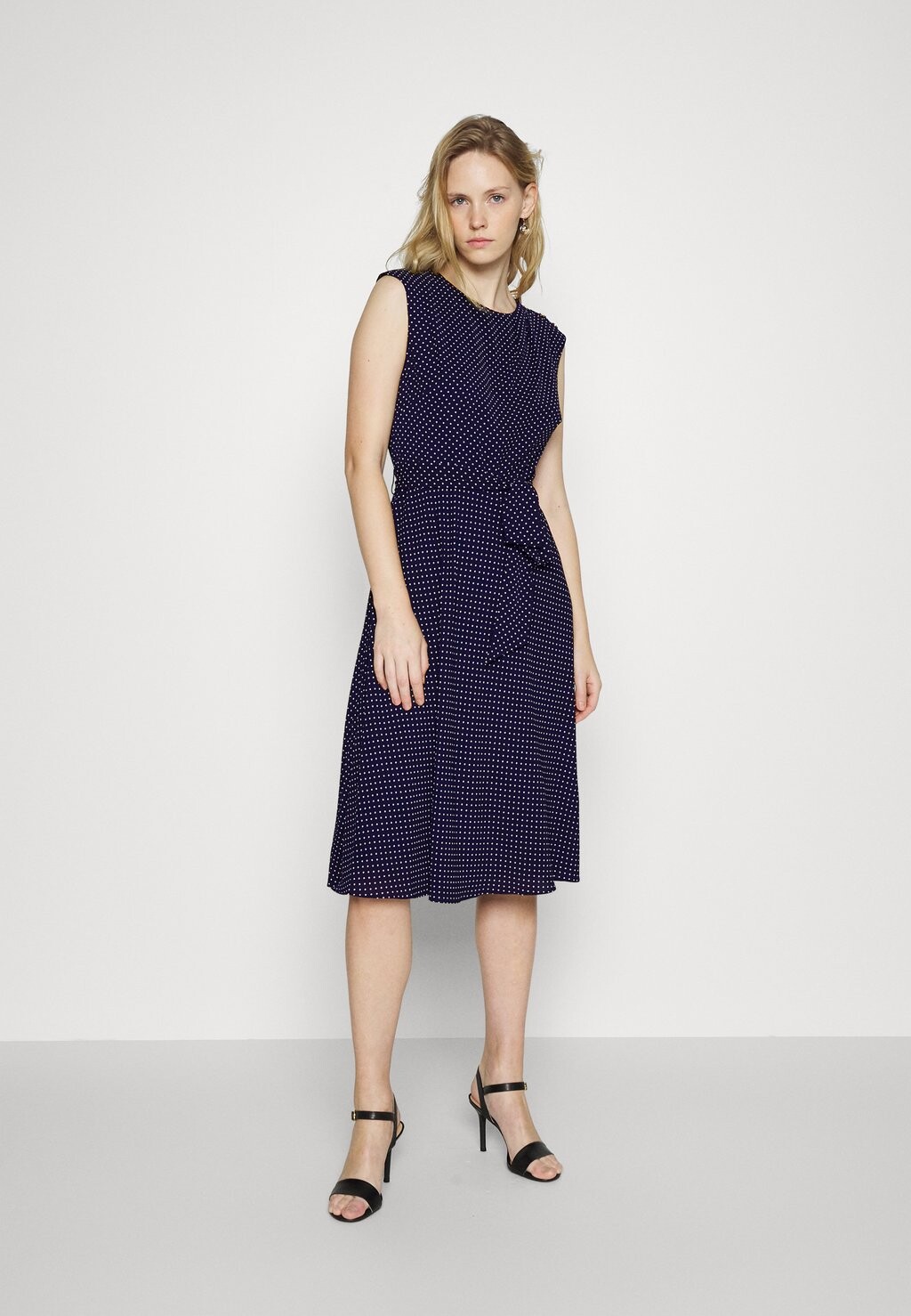 

Повседневное платье Lauren Ralph Lauren, черно-белый