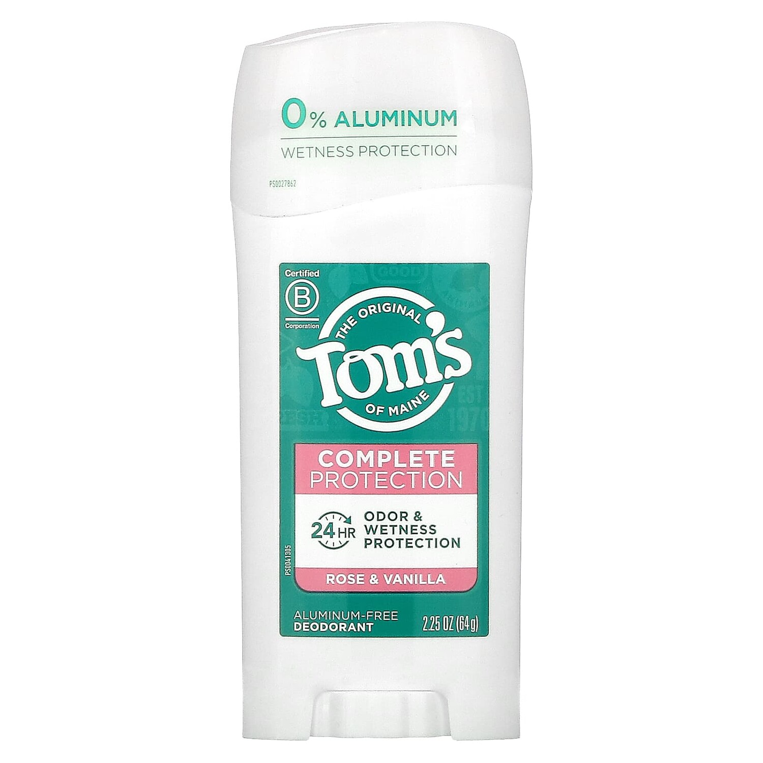 

Дезодорант без алюминия, роза и ваниль, 64 г (2,25 унции), Tom's of Maine