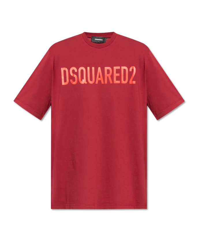 

Футболка с логотипом Dsquared2, красный