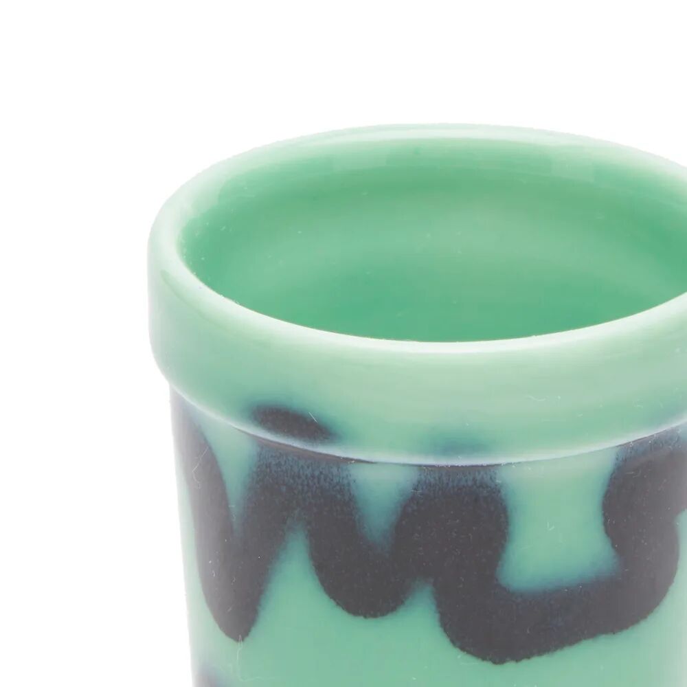 Frizbee Ceramics Чашка для эспрессо, зеленый