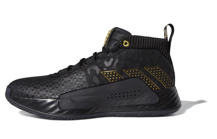 

Мужской баскетбольные кроссовки Adidas D lillard 5 Черный
