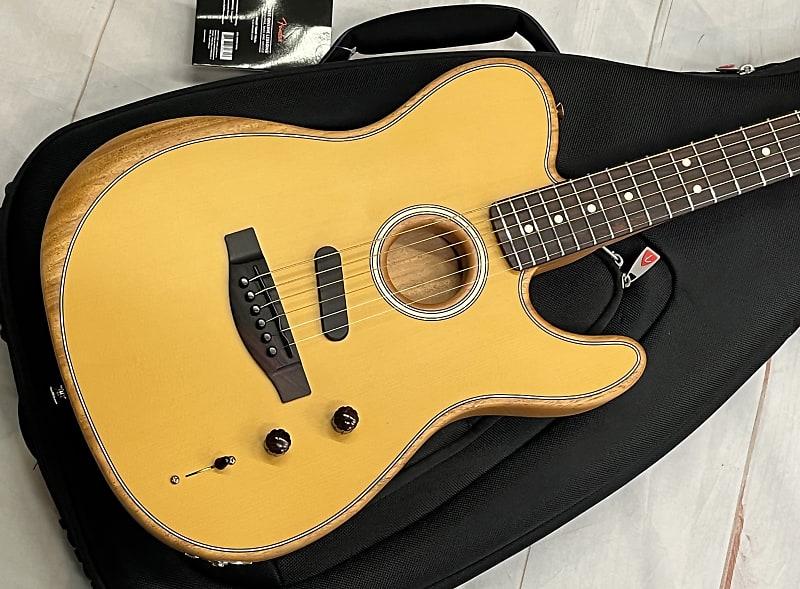 Акустическая гитара 2021 Fender Acoustasonic Player Telecaster Butterscotch Blonde New Unplayed Auth Dealer auth