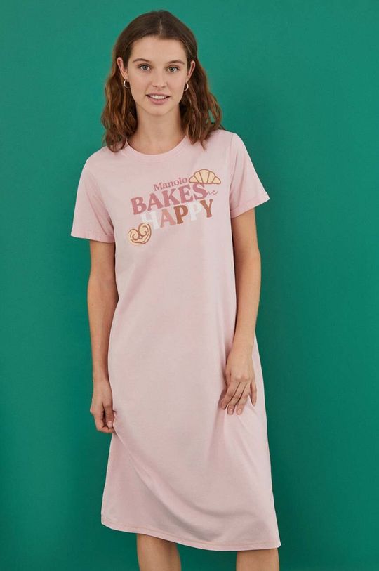 цена Ночная рубашка MANOLO BAKES из шерсти women'secret, розовый