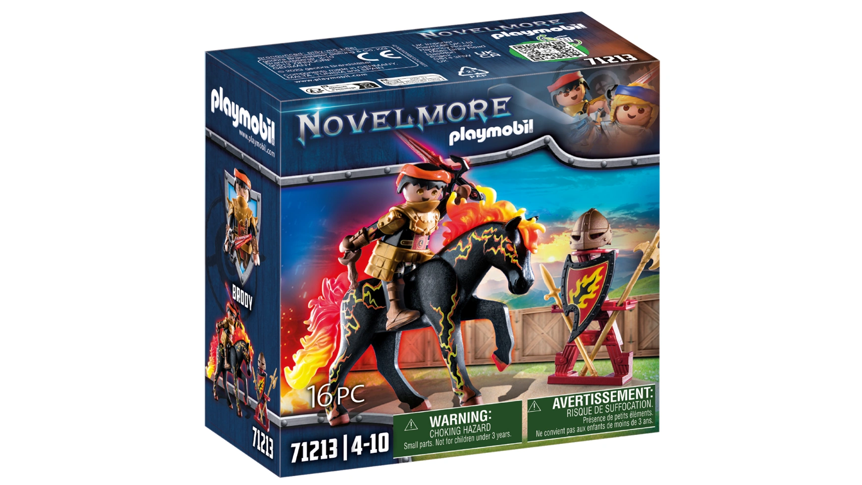Novelmore burnham raiders огненные рыцари Playmobil