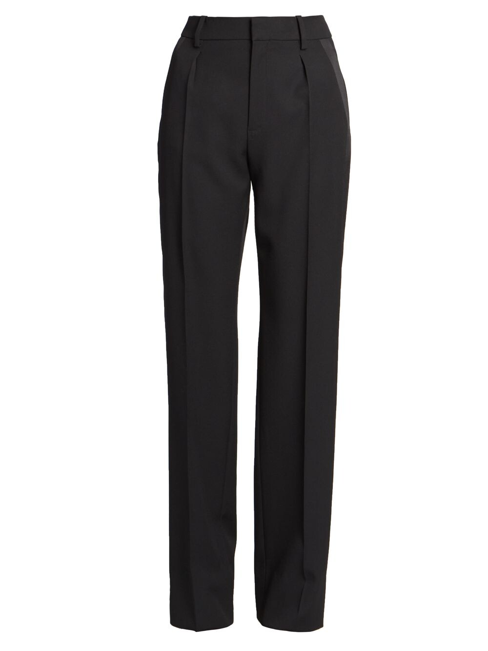 

Черные джинсовые брюки с высокой талией Saint Laurent, Черный
