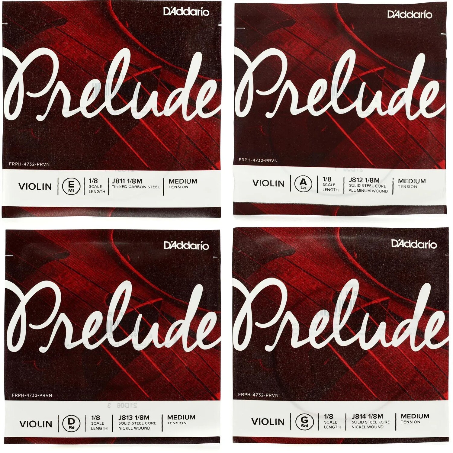 

Набор струн для скрипки D'Addario J811 Prelude Bunde - размер 1/8