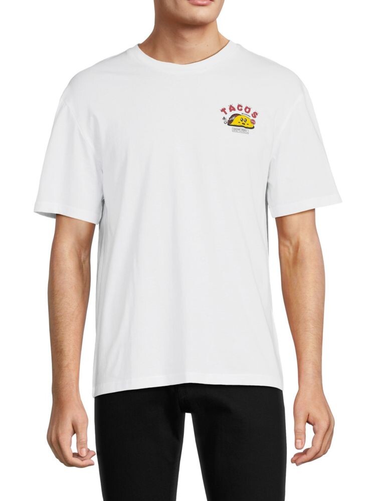 

Футболка Jortaco с круглым вырезом и рисунком Jack & Jones, цвет White Taco