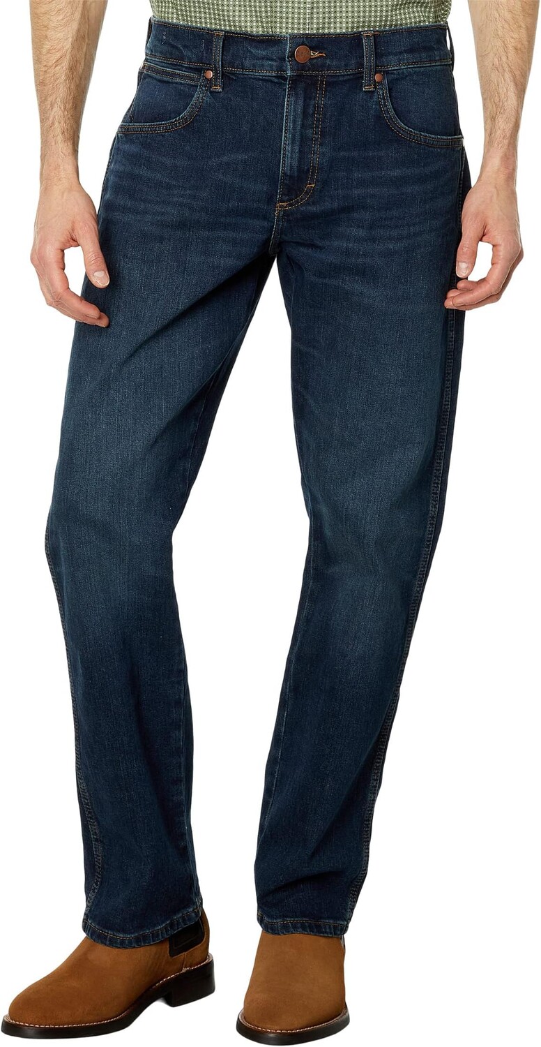 

Джинсы Retro Green Jeans Slim Straight in Blue Wrangler, синий