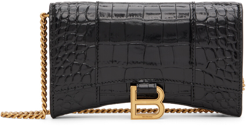 

Черная сумка «Песочные часы» Balenciaga