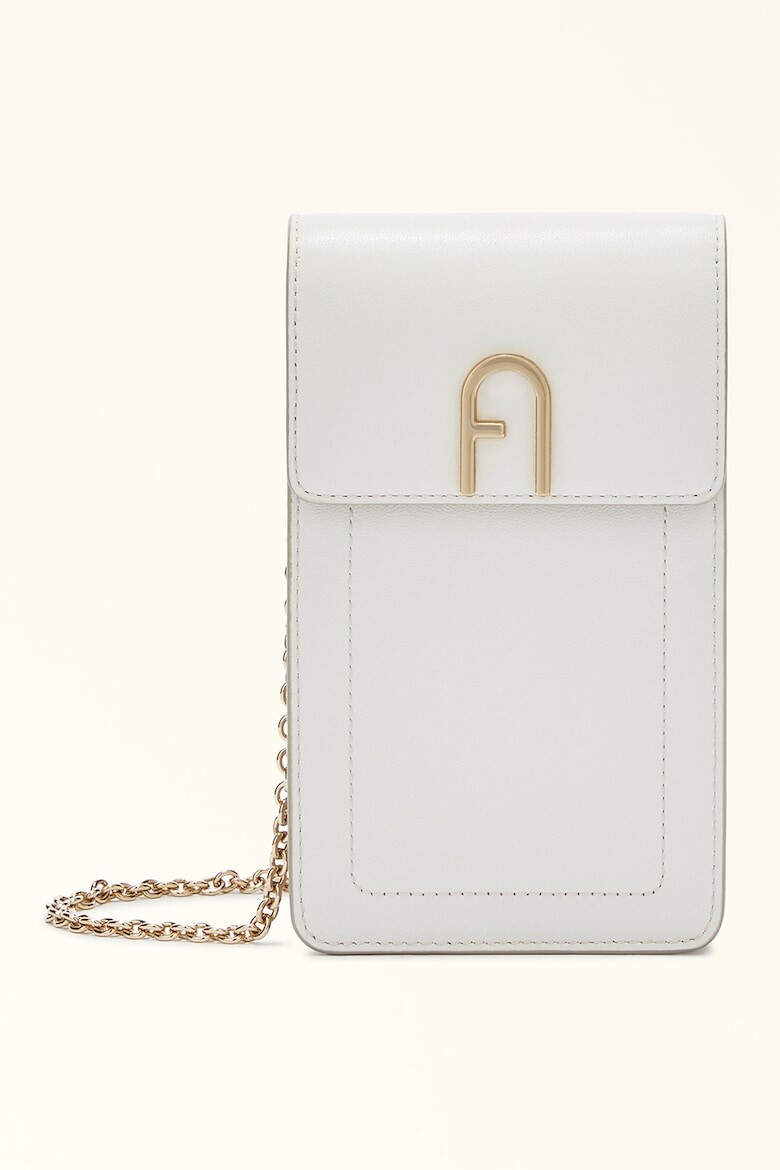 

Кожаная сумка Flow Furla, белый