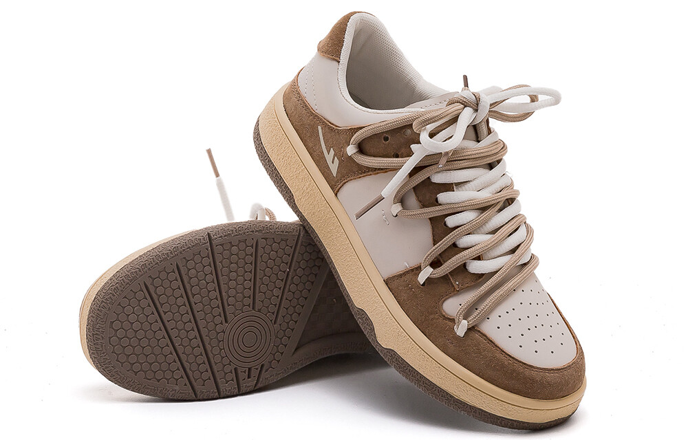 

Кроссовки WARRIOR Skateboarding Shoes Unisex Low-top, коричневый
