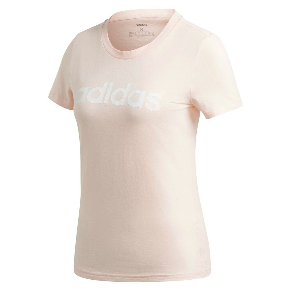 

Спортивная футболка adidas Essentials Linear Slim, розовый