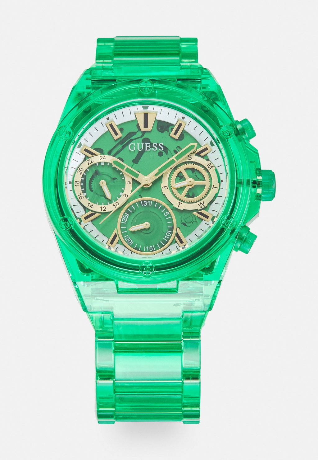 Часы ATHENA Guess, зеленый цена и фото