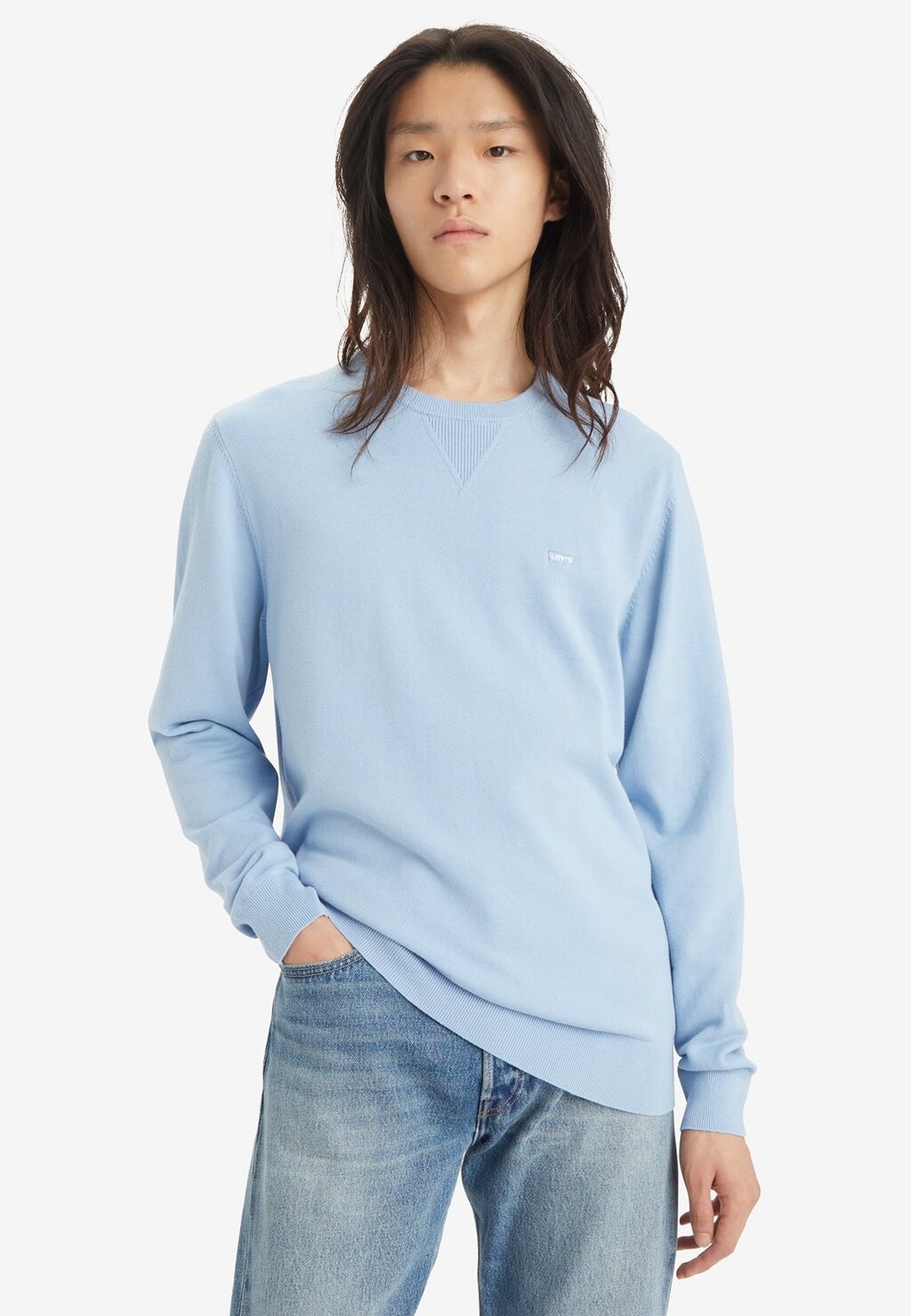 

Свитер Lightweight Levi's, цвет soft chambray blue