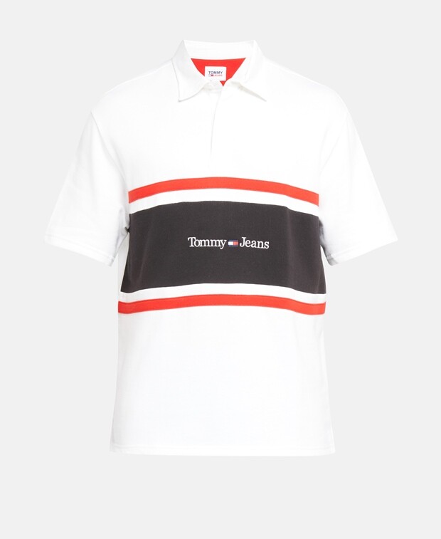 

Рубашка поло Tommy Jeans, белый