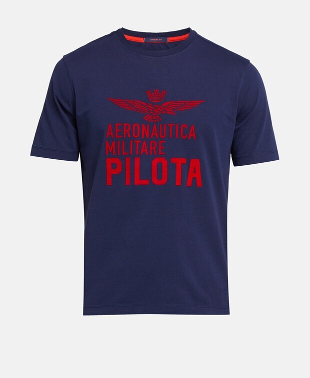 

Футболка Aeronautica Militare, темно-синий
