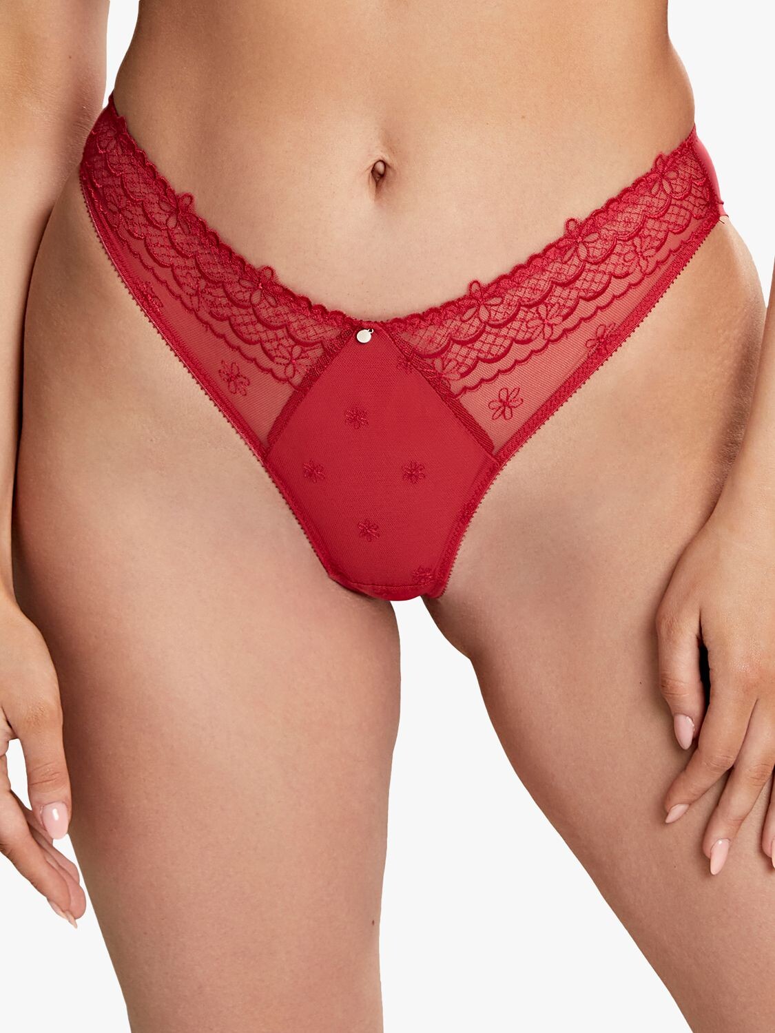 

Бразильские трусы Panache Blossom, малиновый