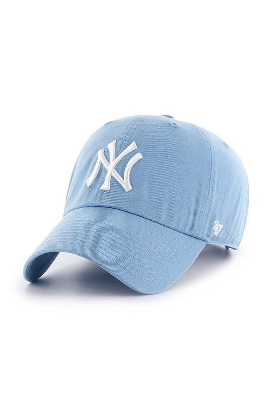 

Хлопковая бейсболка MLB New York Yankees 47brand, синий