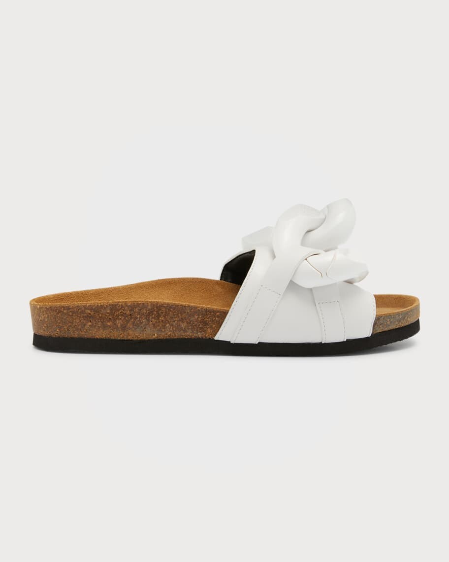 

Кожаные шлепанцы с цепочками JW Anderson
