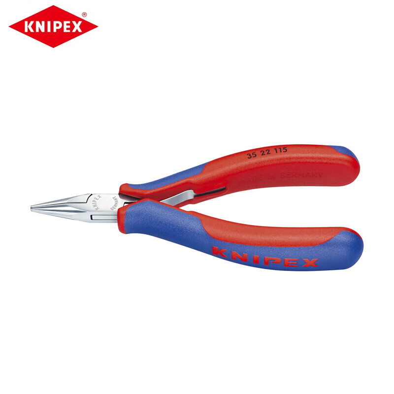 KNIPEX 115 мм плоскогубцы для электронных устройств беззубые плоскогубцы с плоскими плоскогубцами плоскогубцы для электриков 35 22 115