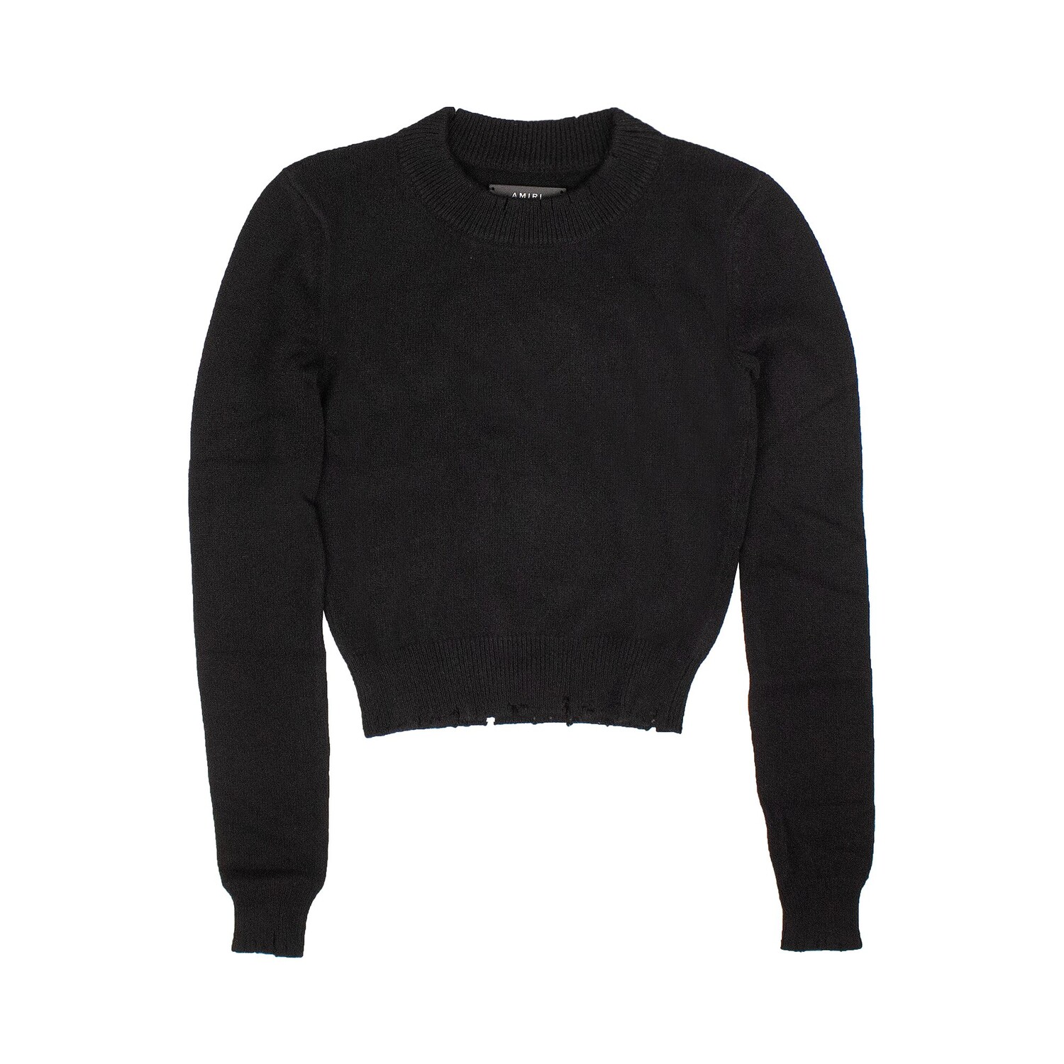 

Кашемировый круглый вырез Amiri Classic, цвет Черный