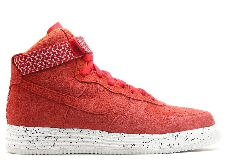 

Кроссовки Nike LUNAR FORCE 1 HI SP 'UNDFTD', красный