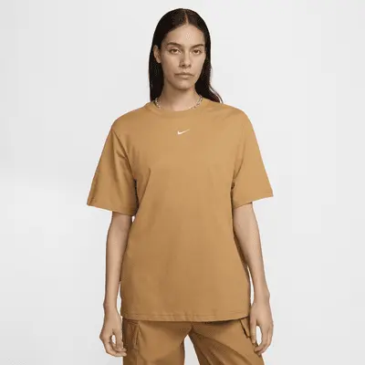 

Футболка Nike Sportswear Essential, цвет Flax/White