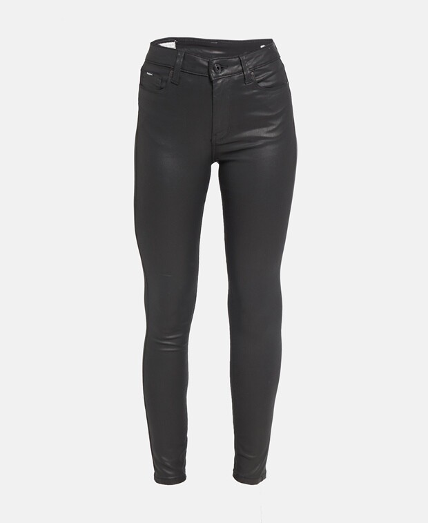 

Брюки из кожи Pepe Jeans, черный