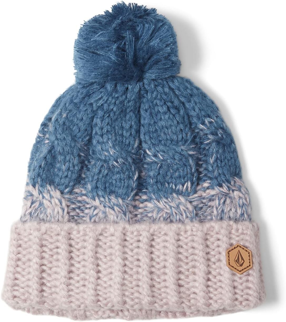

Шапка ручной вязки с градиентом Volcom Snow, цвет Amethyst Smoke