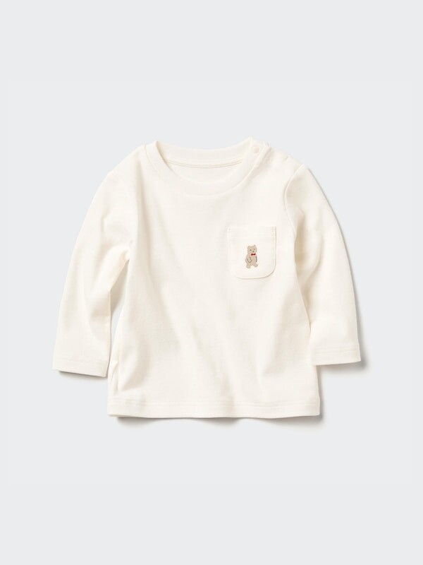 

Футболка с длинным рукавом Uniqlo, белый