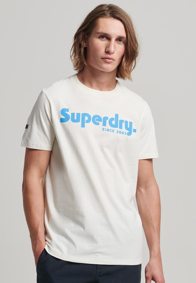 

Футболка с принтом Superdry, белый