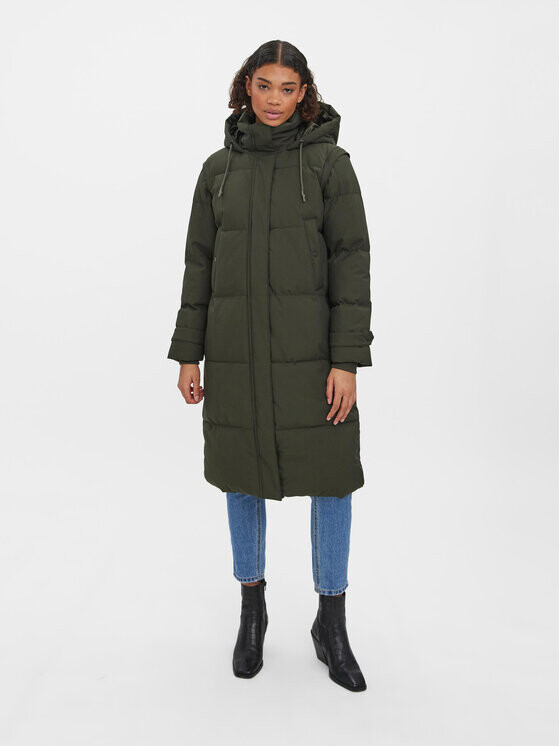 

Пуховик стандартного кроя Vero Moda, зеленый